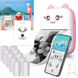 mini-drukarka-termiczna-dla-dzieci-przenosna-11-rolek-gratis