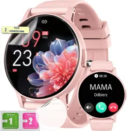 zegarek-smartwatch-polskie-menu-rozmowy-sport-smart-watch-rozowy-watch-pro