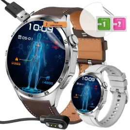 smartwatch-z-glukoza-ekg-hrv-rubicon-rncf38-amoled-bransoleta-srebrna