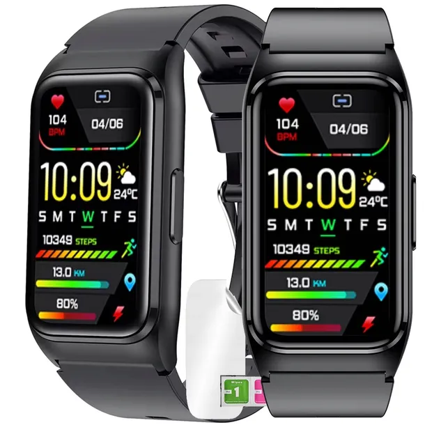 Zdrowotny Smartwatch - Tętno, Sen, Stres, Wątroba, Nerki, Płuca, Cukier