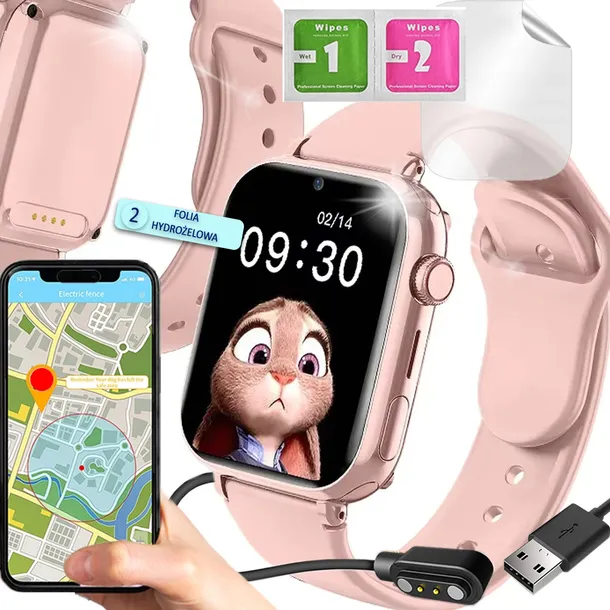 ZEGAREK SMARTWATCH 4G SIM PL LOKALIZATOR GPS WIFI LBS ROZMOWY VIDEOCALL