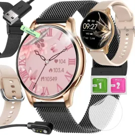 smartwatch-zegarek-pl-rozmowy-smart-watch-damski-pink-limited-black