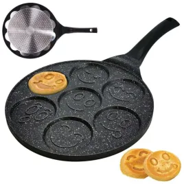 patelnia-granitowa-do-jajek-plackow-7-otworow-buzki-grande-27-cm