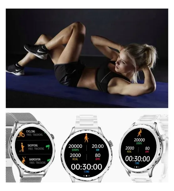 smartwatch-rubicon-rncf02-s-damski-2-paski-stan-nowy-marka-rubicon-komunikacja-bluetooth