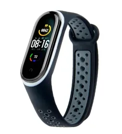 pasek-opaska-smart-band-czarno-szary-m4-m5-m6-mi3-mi4-perforowany-w2