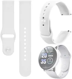 pasek-do-zegarka-smartwatch-smartband-119s-series-22-mm-bialy
