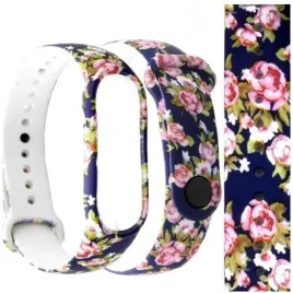 opaska-smart-band-mi-band-m4-m5-m6-mi3-mi4-kwiaty