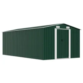 szopa-ogrodowa-metalowa-zielona-257x489x181-cm-stal-ocynkowana