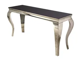 konsola-czarny-szklany-blat-modern-barock-150x43x74-cm-f306