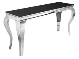 konsola-czarny-szklany-blat-modern-barock-160x40x75-cm-f780