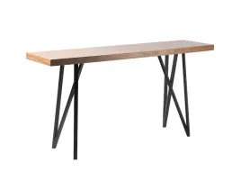 drewniana-konsola-stalowe-czarne-nogi-160x40x80-e205