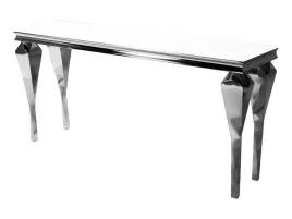 elegancka-konsola-z-bialym-szklanym-blatem-160x40x75-cm-f951