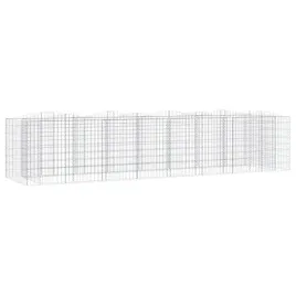 gabion-srebrny-400x100x100cm-zelazo-galwanizowane
