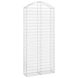 gabionowa-bariera-ogrodowa-srebrna-100x30x220-240-cm
