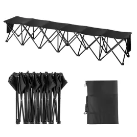 vevor-skladana-lawka-6-miejsc-lekka-600d-oxford-z-torba-boczne-kieszenie