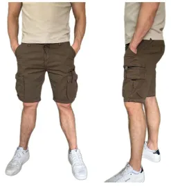 meskie-krotkie-spodenki-bojowki-na-gumie-szorty-5790-brazowe-r-42