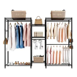 wieszak-na-ubrania-vevor-regulowany-4-drazki-mocny-stalowy-385-5-kg