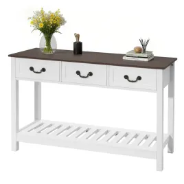 vevor-stolik-konsolowy-waski-120-cm-rustykalny-z-szufladami-i-schowkiem
