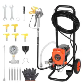 vevor-bezpowietrzny-pistolet-natryskowy-900w-3300psi-ze-stojakiem