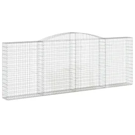 kosz-gabionowy-dekoracyjny-400x30x140-160cm-srebrny