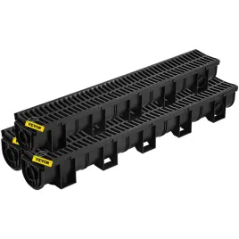 zestaw-rynien-vevor-3-pak-system-odwodnienia-liniowego-hdpe-b125-czarny