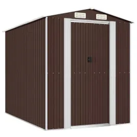 szopa-ogrodowa-ciemny-braz-192x274x223-cm-stal-galwanizowana