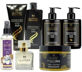 glantier-zestaw-do-pielegnacji-ciala-i-wlosow-perfumy-553-7-produktow