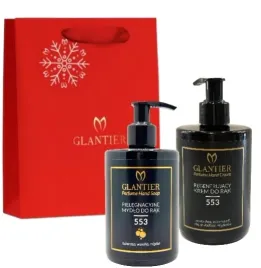 glantier-zestaw-do-dloni-glantier-553-krem-300ml-mydlo-300ml-torebka