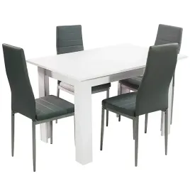 zestaw-stol-modern-120-bialy-i-4-szare-krzesla-nicea