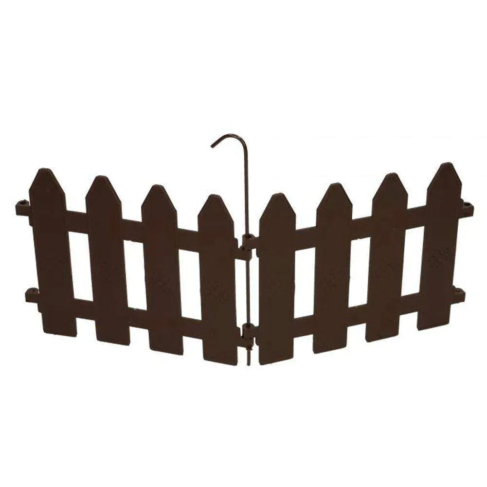 palisada-plotek-ogrodowy-brazowy-20x15-cm-10-szt-stan-nowy