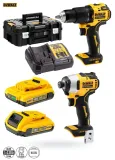dewalt-dck2062d2t-wkretarka-dcd709-klucz-dcf809-stan-nowy