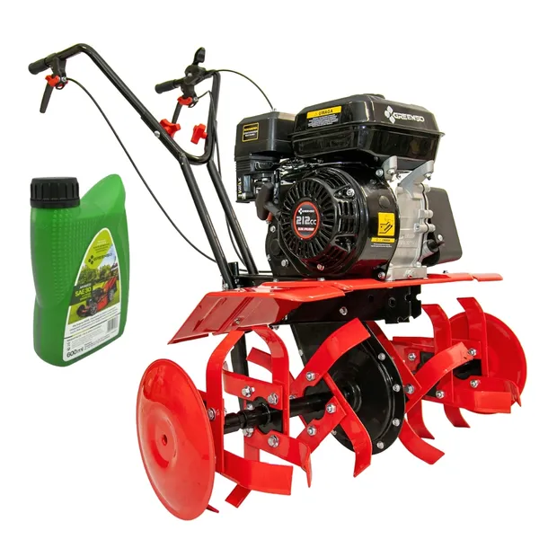 Glebogryzarka spalinowa GREENSO GS85-G212W 212cm3 6 KM bieg wsteczny 85cm