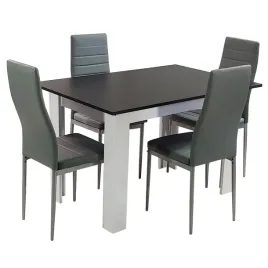 zestaw-stol-modern-120-bw-i-4-szare-krzesla-nicea