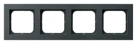 ospel-sonata-ramka-poczworna-szary-grafit-tworzywo-poliweglan-r-4r-73