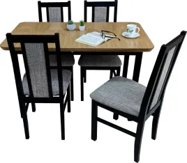 stol-gu-4-kuchenny-70x120-150-4-krzesla-mk-14-dab-loft-ribes