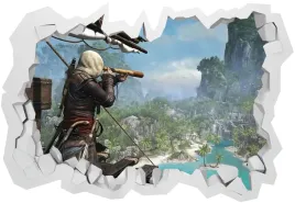 naklejki-na-sciane-3d-assassin-s-creed-130x90