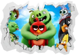 naklejki-na-sciane-dla-dzieci-3d-angry-birds-2-100x70