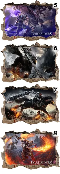 naklejki-na-sciane-3d-darksiders-100x70-stan-nowy-waga-z-opakowaniem-3-kg