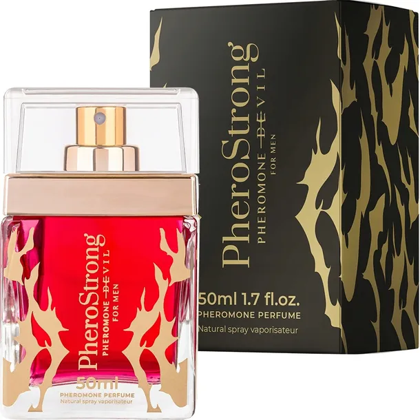 PHERO-STRONG PERFUMY Z FEROMONAMI INTENSYWNE FEROMONY MĘSKIE MOCNE 50 DEVIL