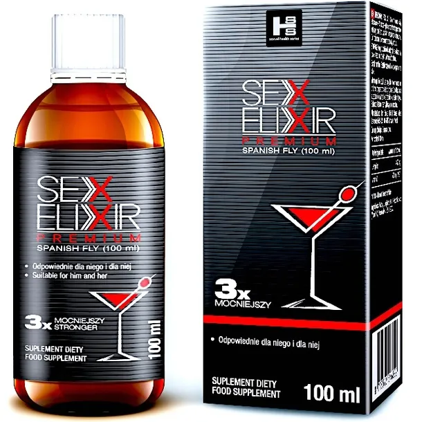 SEX ELIXIR PREMIUM HISZPAŃSKA MUCHA WIĘKSZA OCHOTA MOCNE LIBIDO ORGAZM 100M