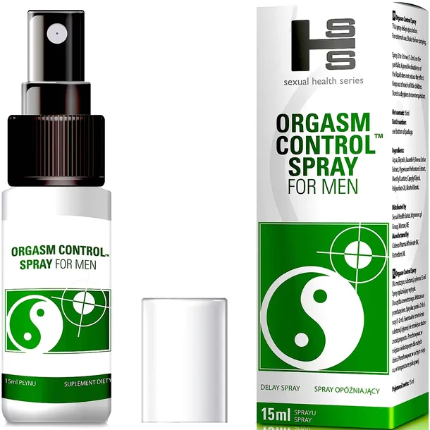 ORGASM CONTROL SPRAY OPÓŹNIA PRZEDWCZESNY WYTRYSK DŁUŻSZY SEX STOP ORGAZM
