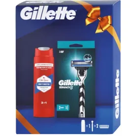 gillette-zestaw-prezentowy-mach-3-maszynka-2-nozyki-zel-old-spice-250ml