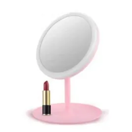 lusterko-kosmetyczne-stojace-simple-rozowe-l4r