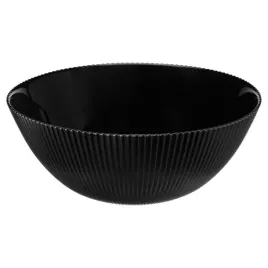 salaterka-okragla-aurora-203-cm-szklo-czarne-opalowe-ryflowana-struktura