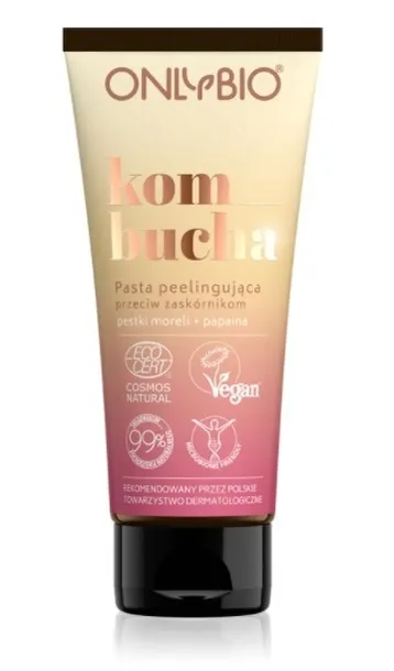 ONLYBIO Kombucha Peeling do twarzy przeciw zaskórnikom 75 ml