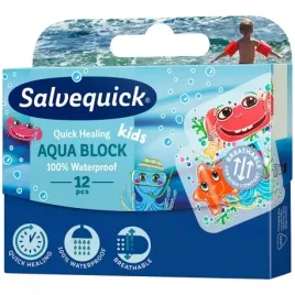 salvequick-plastry-dla-dzieci-aqua-block-kids-12-sztuk