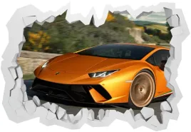 naklejki-na-sciane-3d-auto-lamborghini-100x70