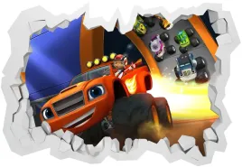 naklejki-na-sciane-dla-dzieci-3d-blaze-i-mega-maszyny-130x90