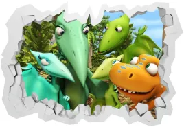 naklejki-na-sciane-dla-dzieci-3d-dinopociag-130x90