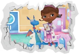 naklejki-na-sciane-dla-dzieci-3d-doktor-dosia-70x50